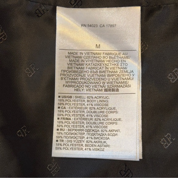 Banana Republic Brown Cozy Faux Fur High Neck Zip Up Sleeveless Winter Vest Sz M - Picture 11 of 14